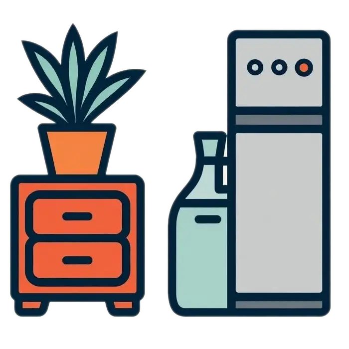 Skräpbudet i Stockholm - Ikon för Hämtning av möbler och vitvaror